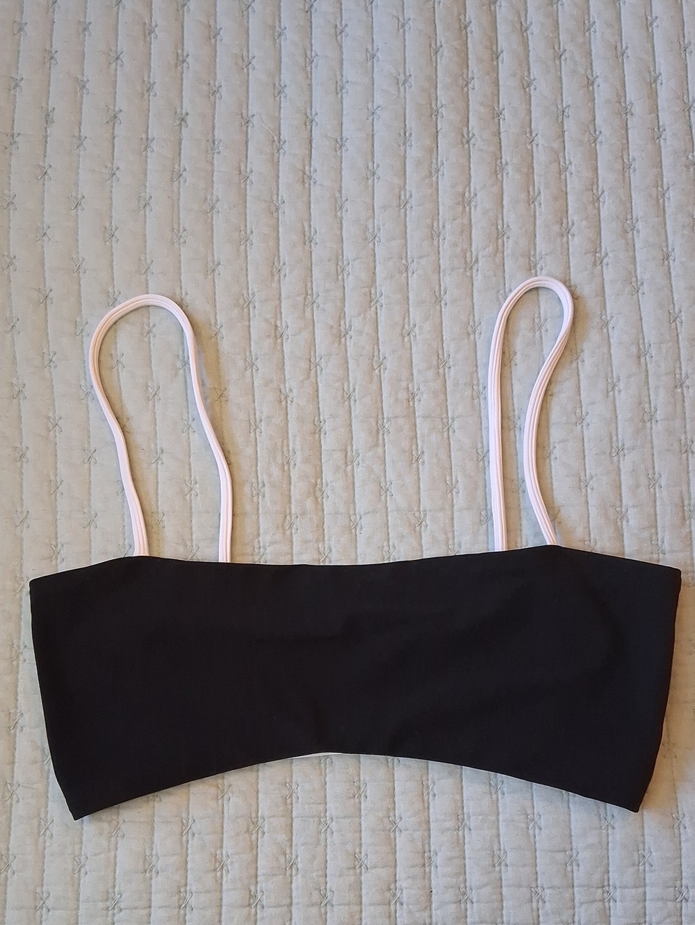 Boys + Arrows Hezeus Bikini Top in Contradiction - Black and White